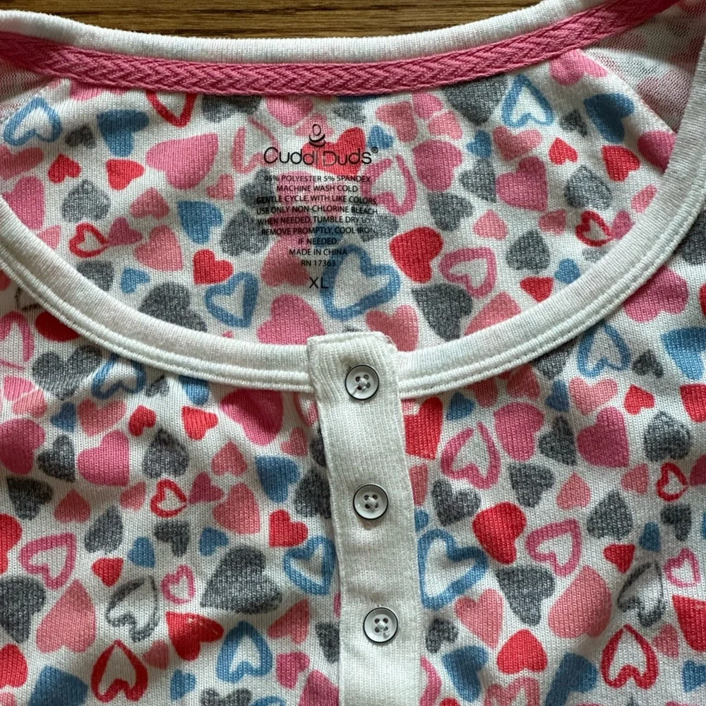 Cuddl Duds charming heart